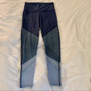 Aerie Multi-tones Blue 7/8 Leggings Size M